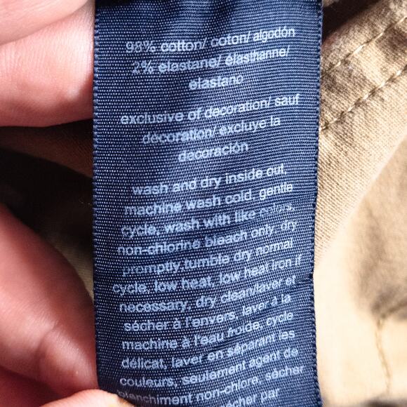 Tommy Jeans Khaki Carpenter Pants Y2K Utility Straight Leg Women’s 28 - Picture 10 of 10